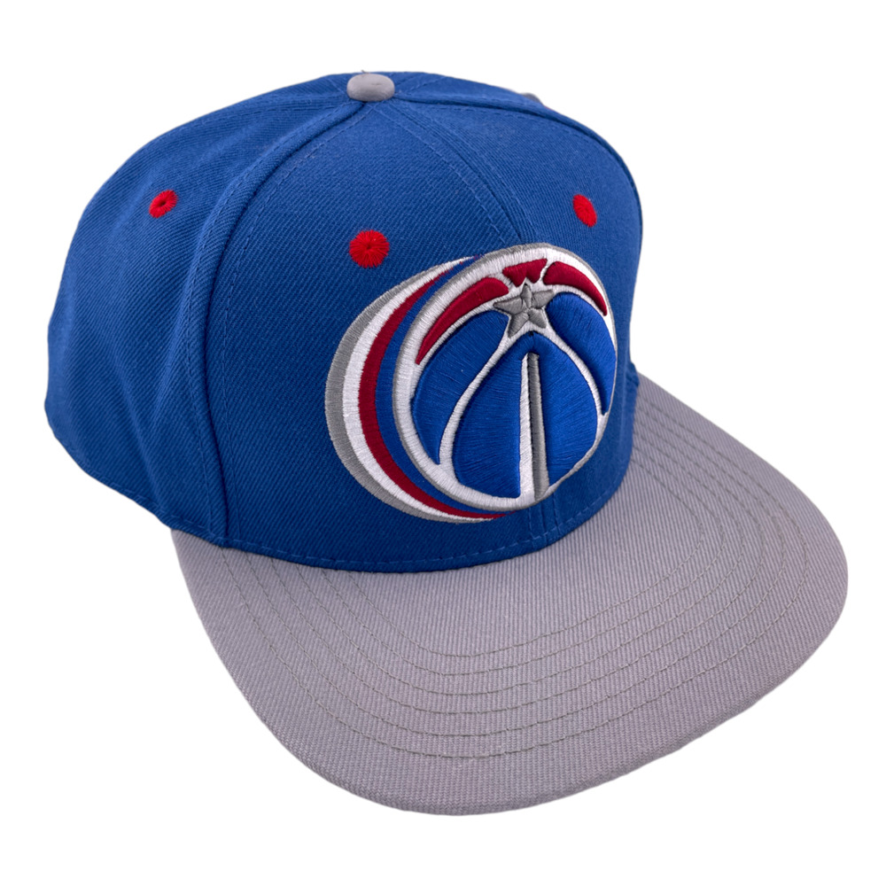 Pro Standard Washington Wizards Ball Logo Blue/Gray UV Snapback Adjustable Hat